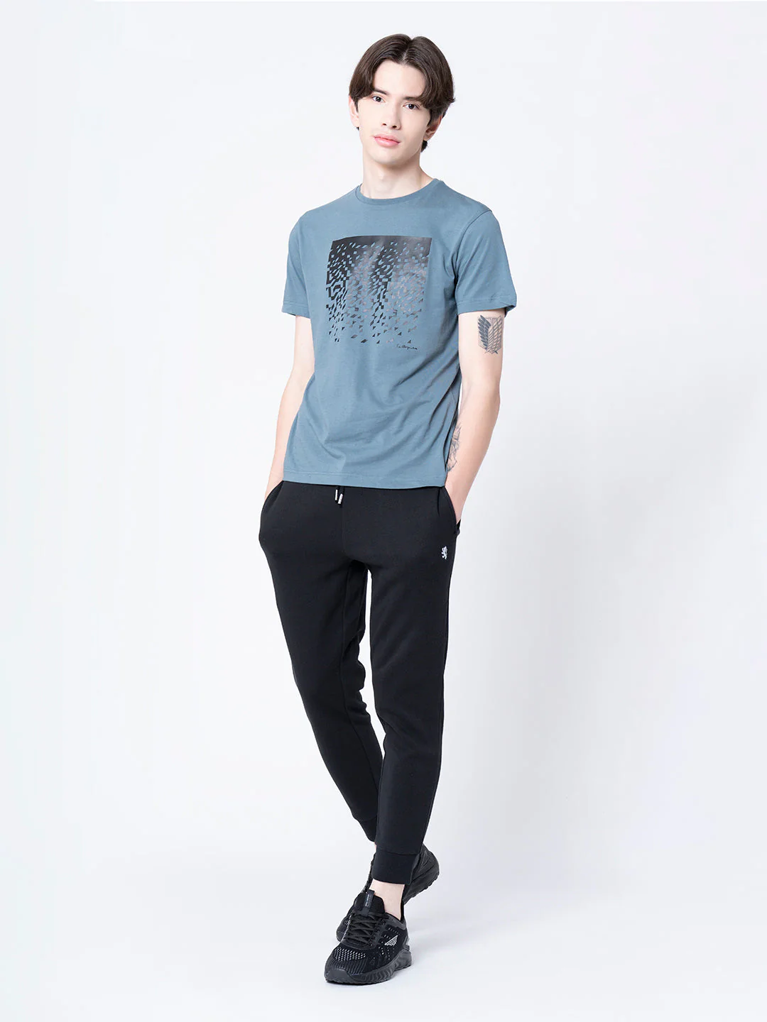 Men's Black Solid Jogger - Image 5