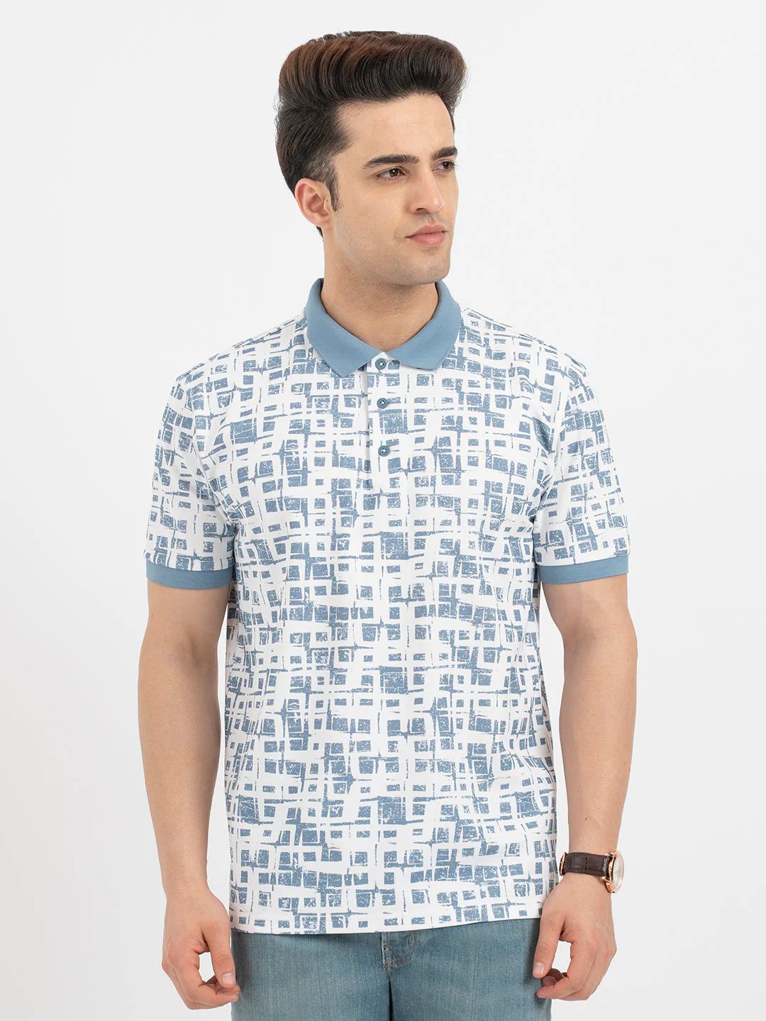 Men's Blue Polo T-Shirt