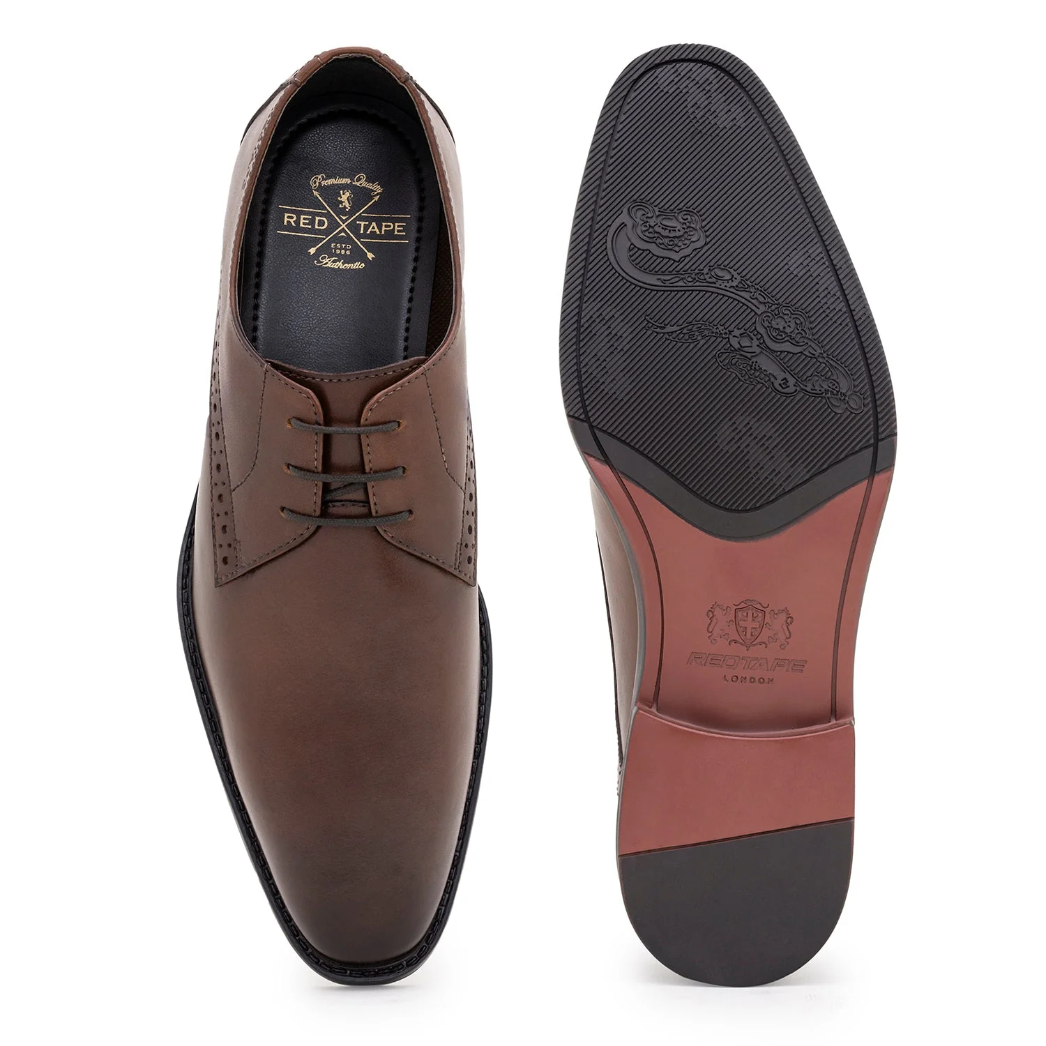 Men’s Brown Formal Derby Shoes | Modern Classics - Image 5