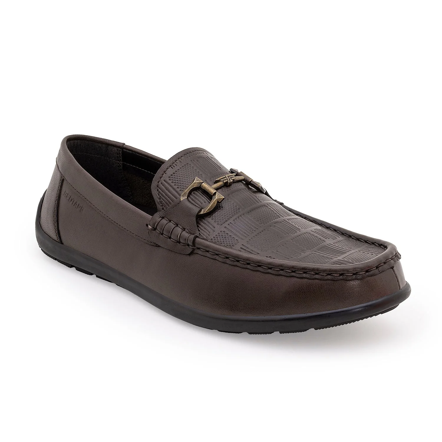 Men's Brown Leather Moccasins for Classic Formal Sophistication