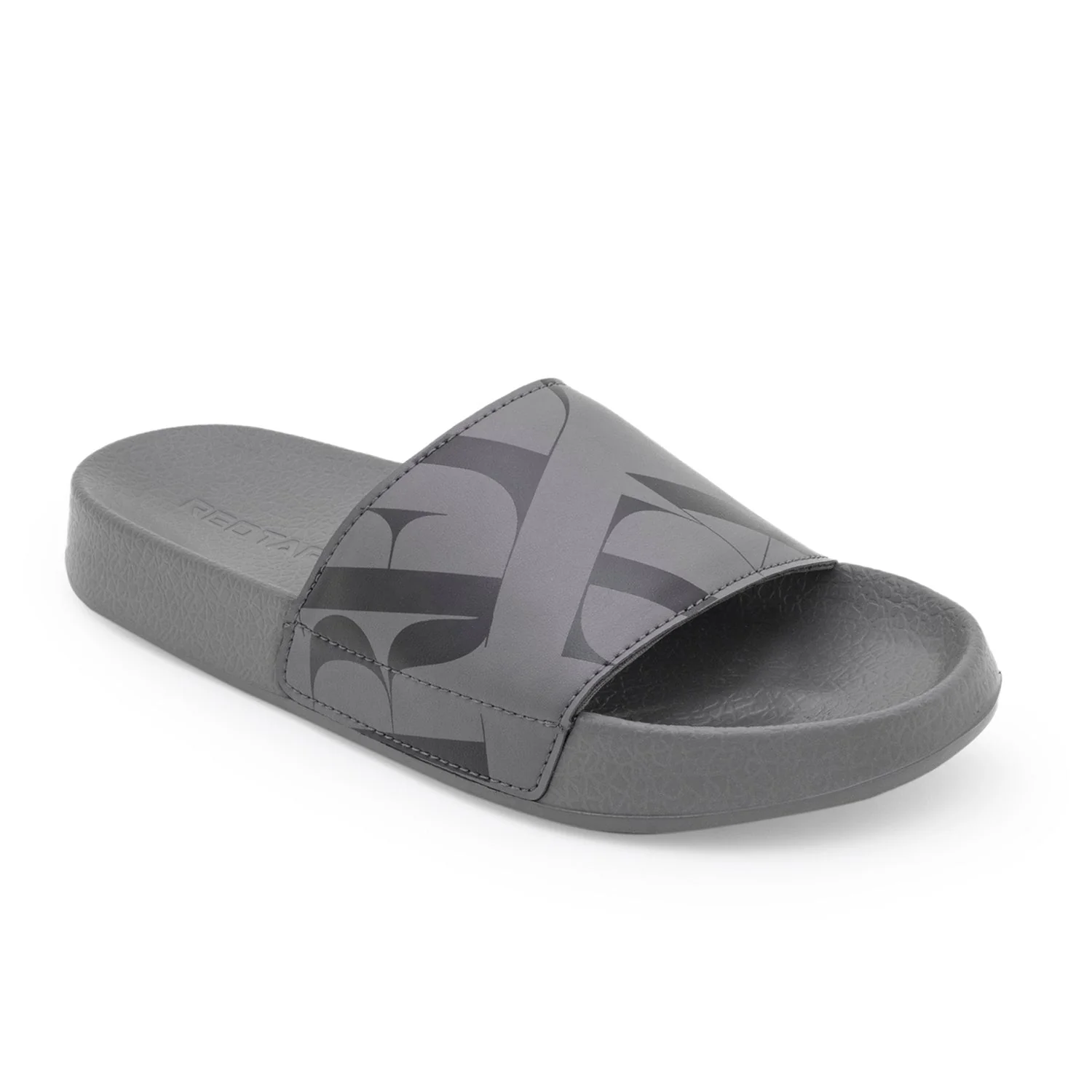 Men’s Casual Pool Sliders in Grey - Image 6