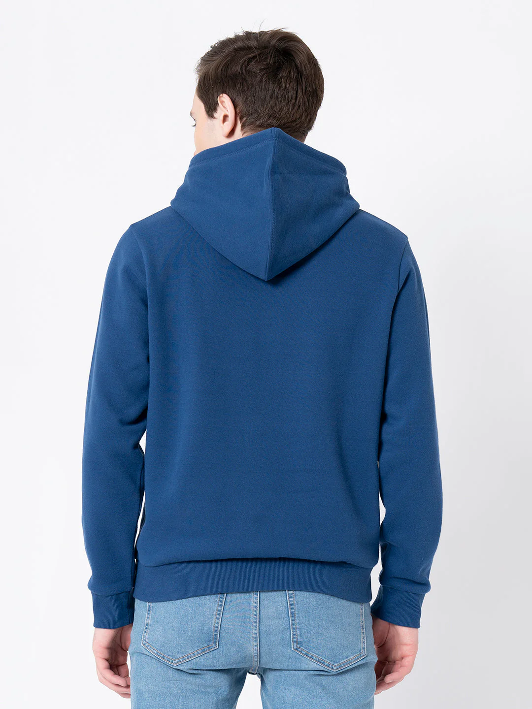 Men's Deep Blue Hoodie - Image 3