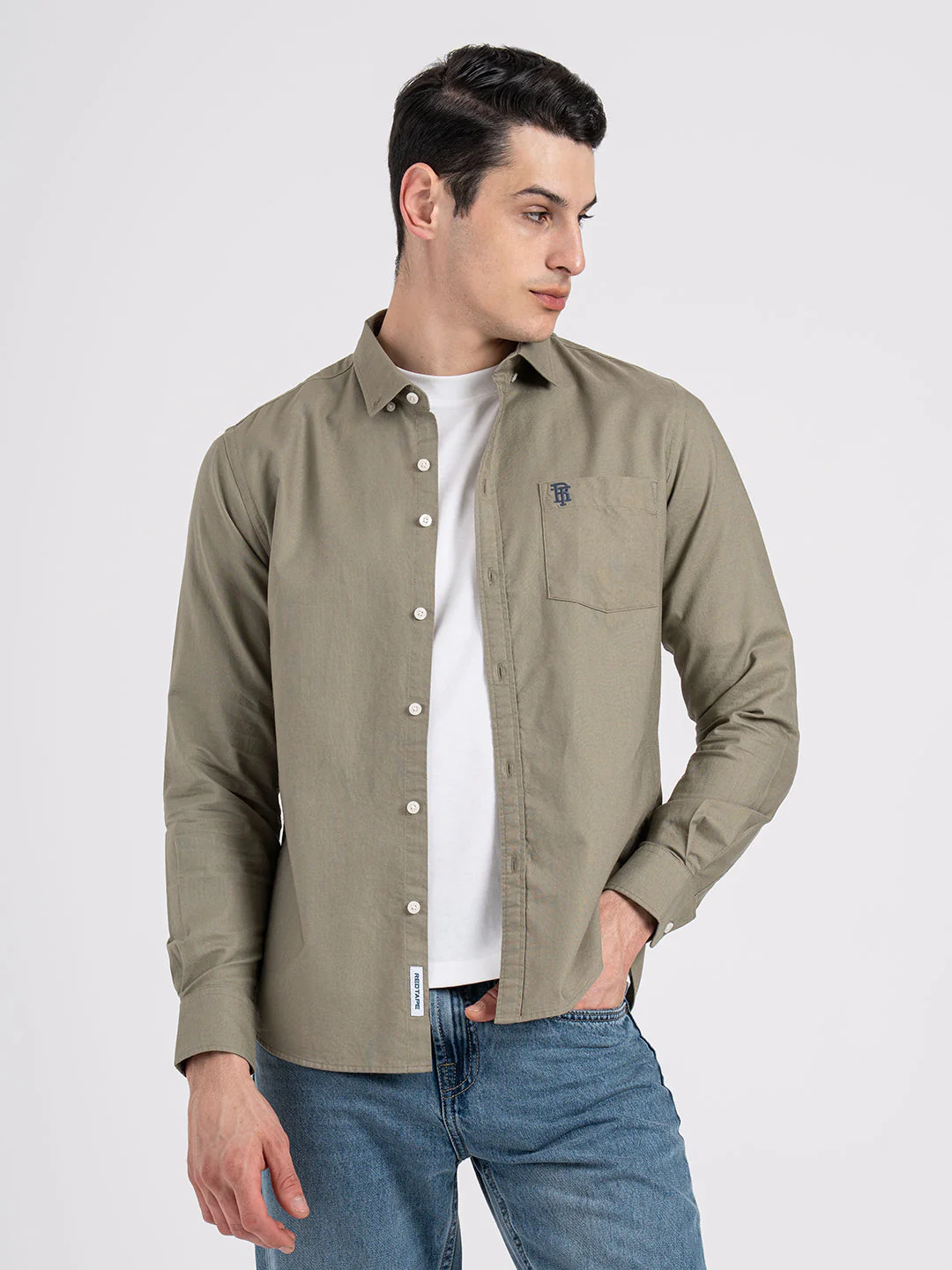 Oxford Solid Shirt for Men