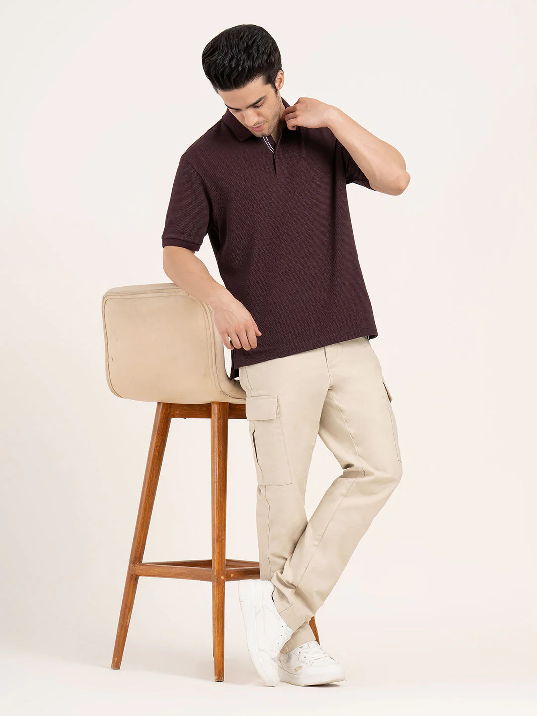 Men’s Football Structure Polo T-Shirt - Image 7