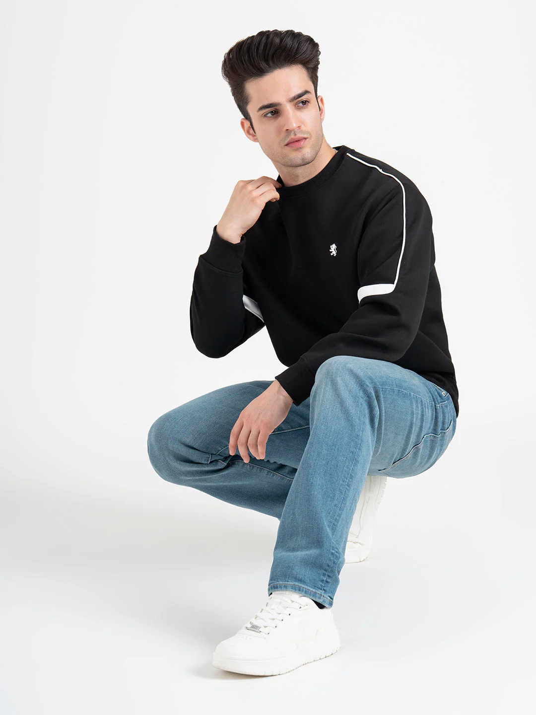 Men's Graphic Print Sweatshirt For Everyday Wear