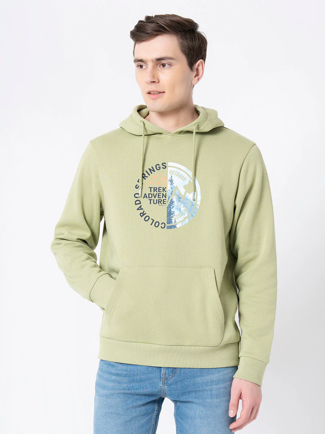 Men's Leaf Green Hoodie