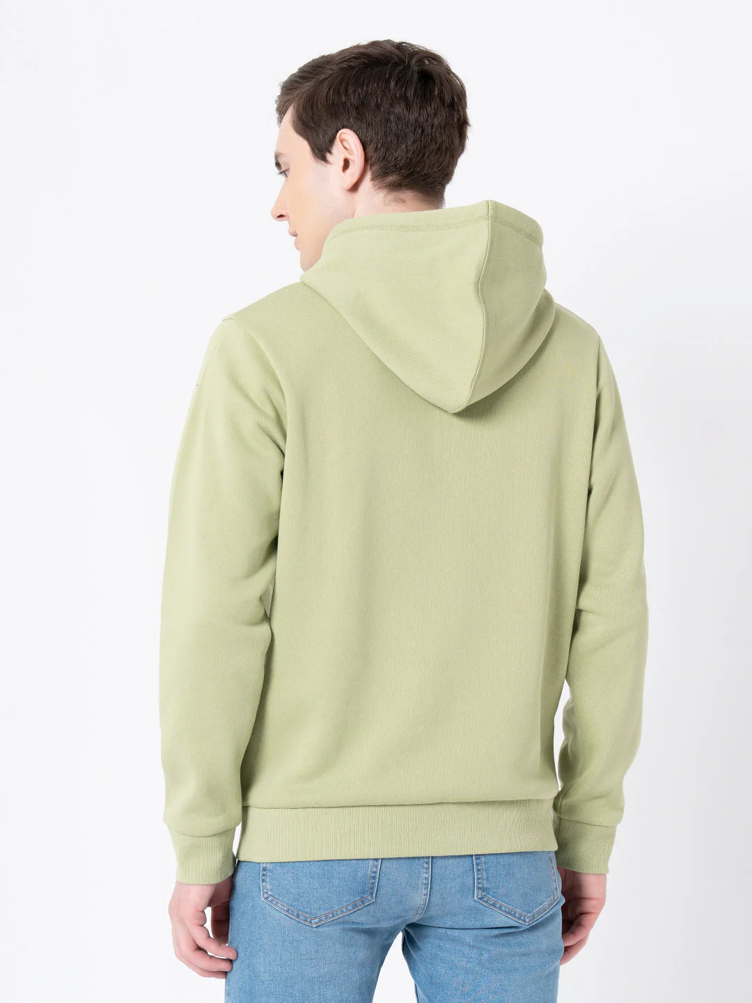 Men's Leaf Green Hoodie - Image 3