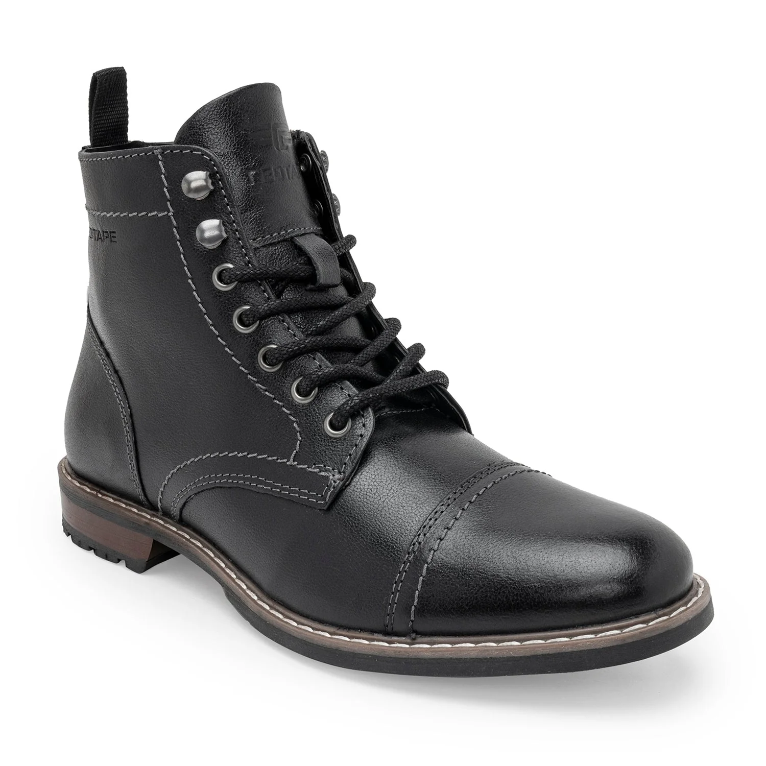 Men's Leather Biker Boots