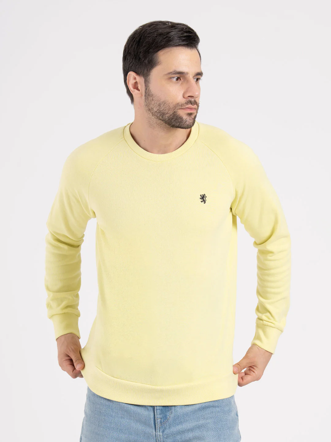 Mens Lemon Yellow Sweatshirt