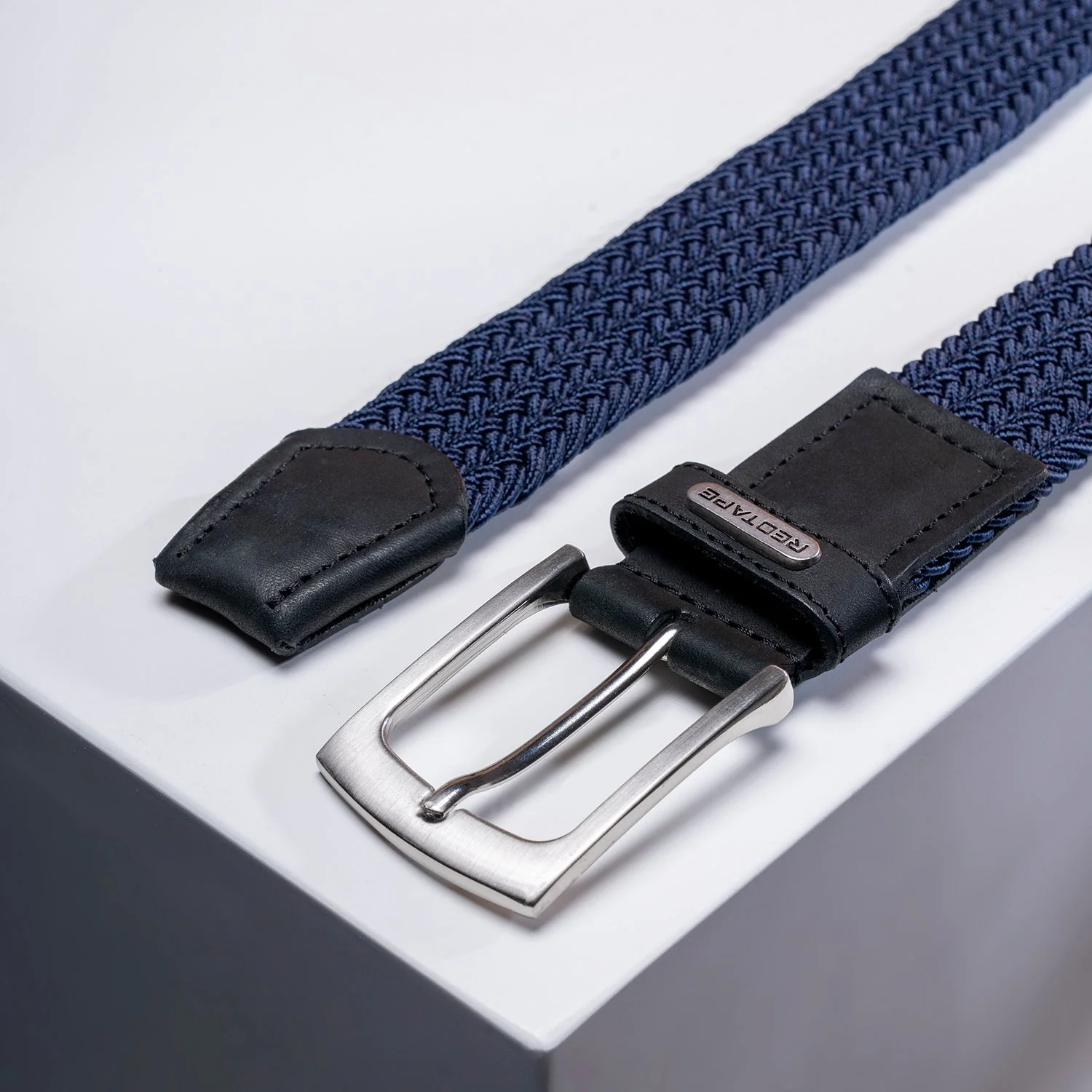 Men's Navy Synthetic Belt