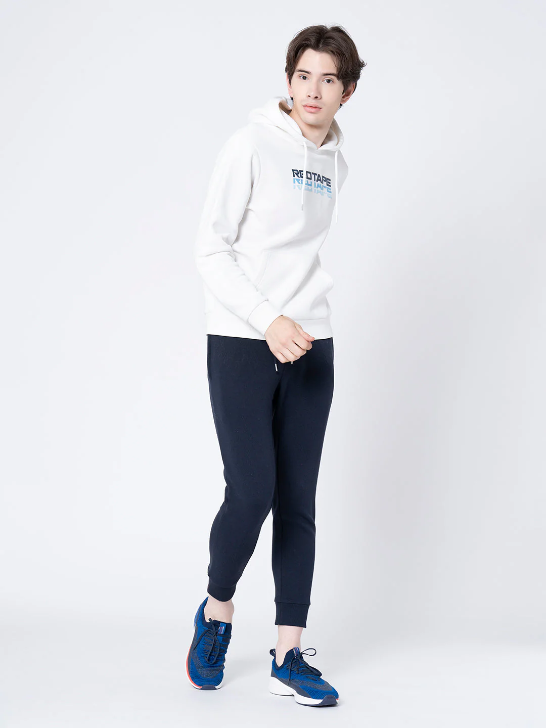 Men's Off White Hooded Sweatshirt - Image 5