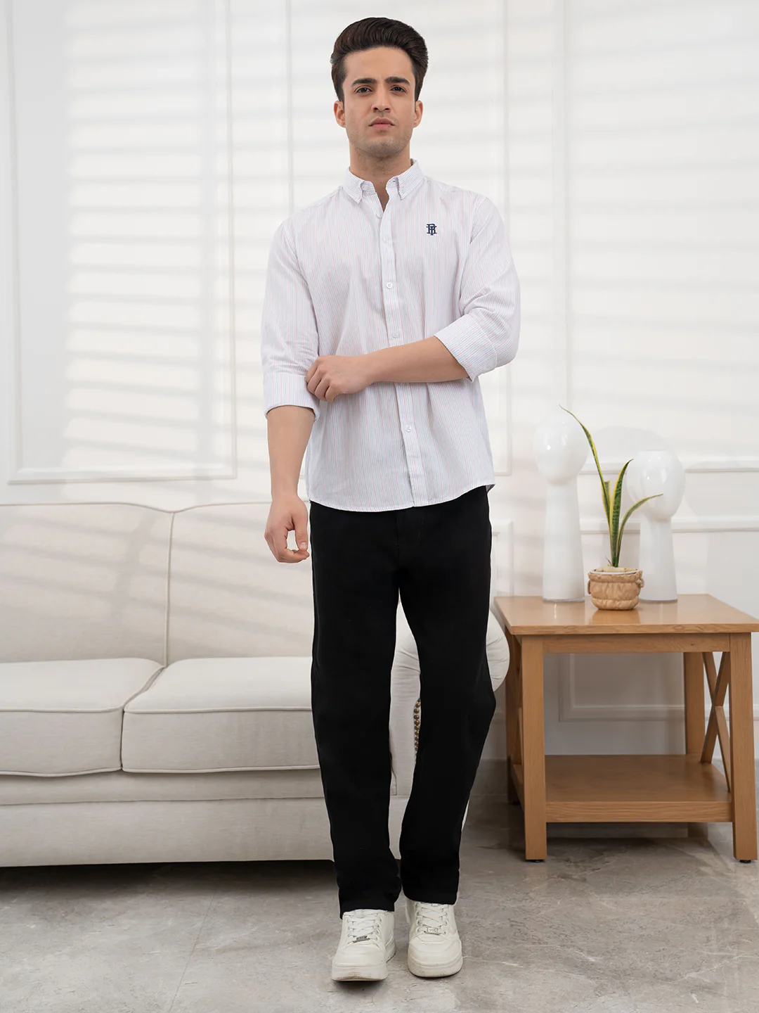 Men’s Premium Cotton Shirt for Stylish Everyday Refined Look