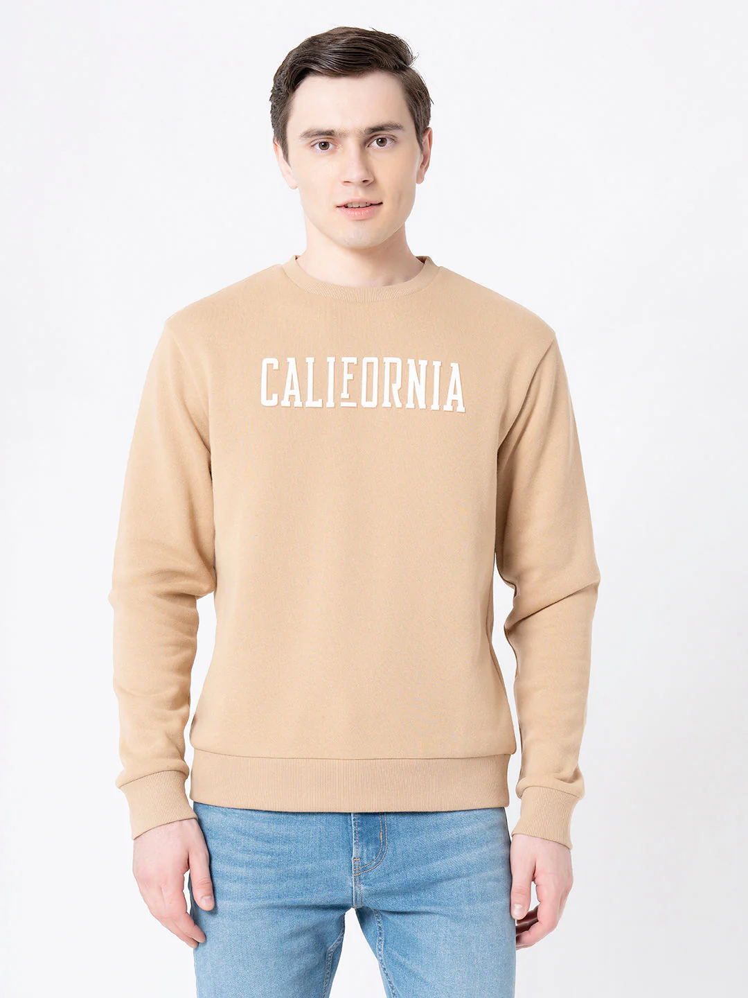 Men's Sand Graphic Print Sweatshirt