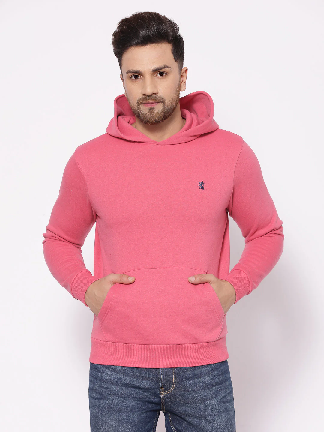 Men's Solid Garnet Hoodies