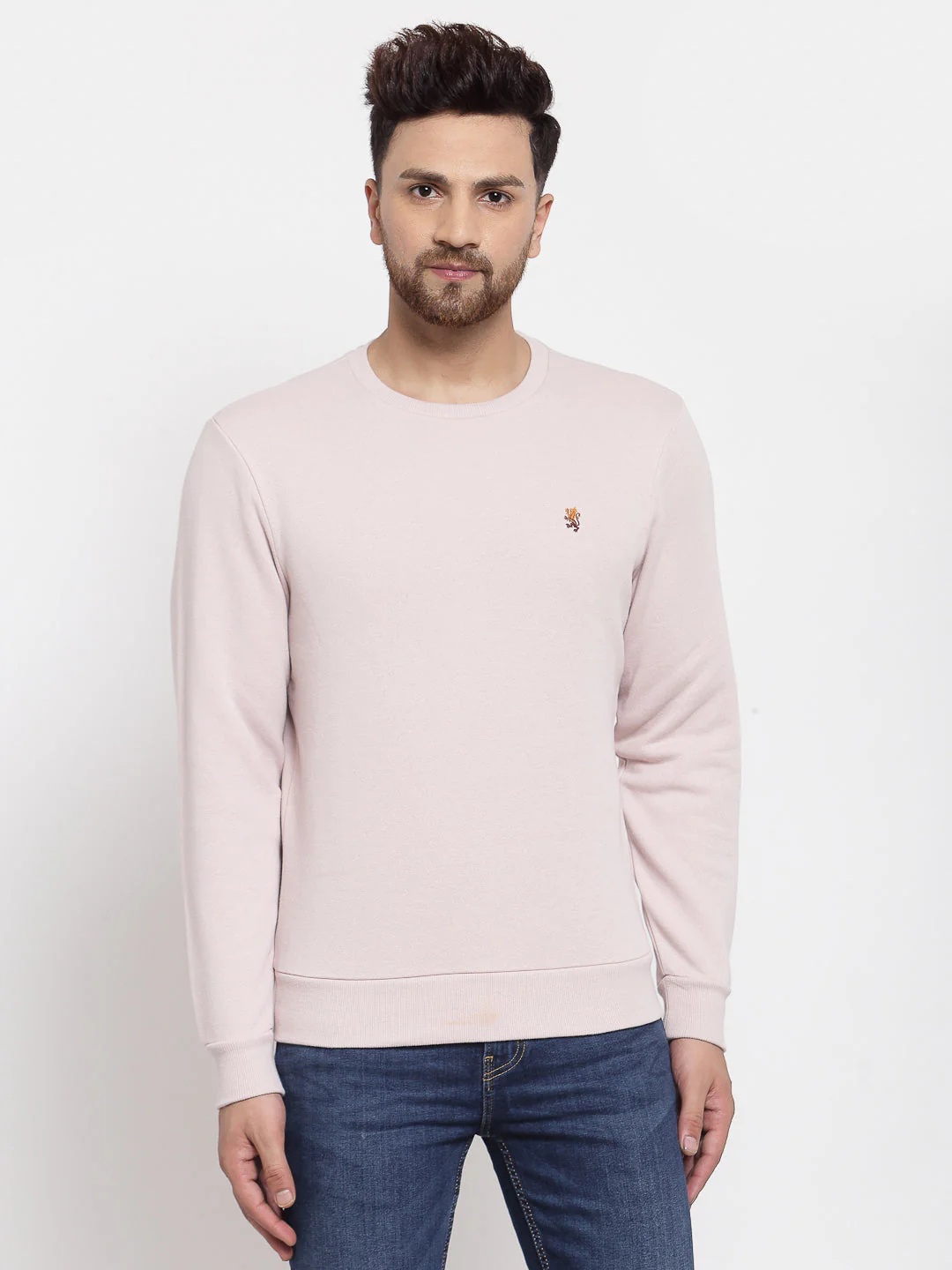Men's Solid Pearl Sweatshirt