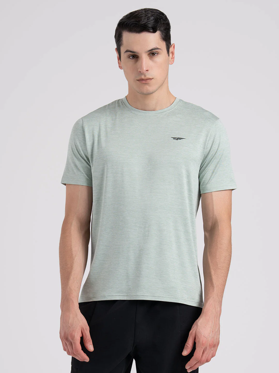 Men's Solid Round Neck T-Shirt