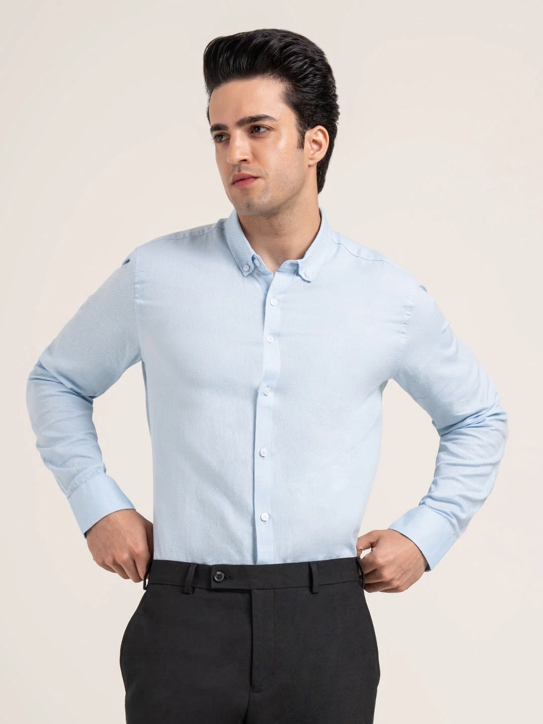 Men’s Solid Cotton Shirt for Everyday Casual Comfort - Image 2