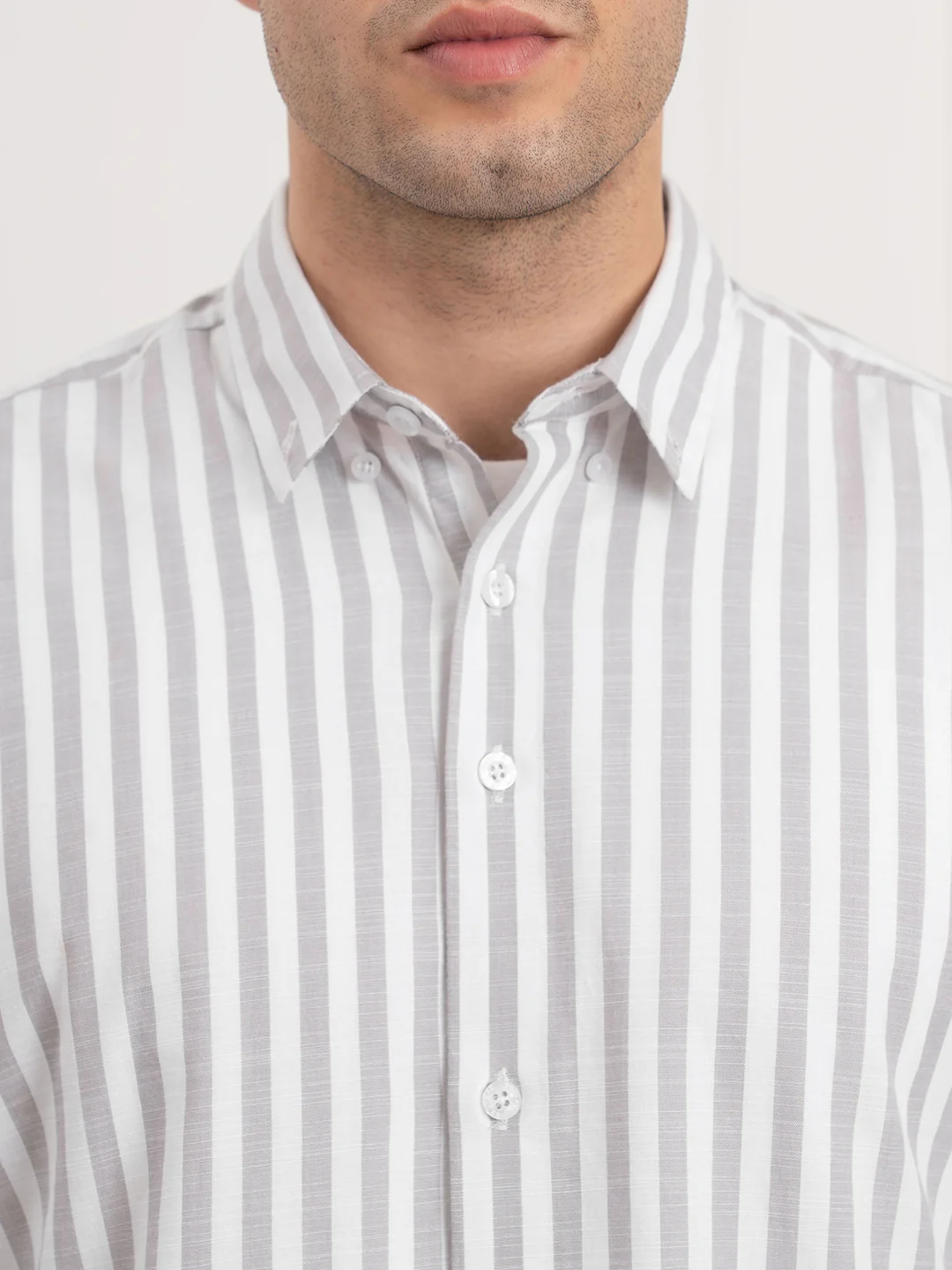 Men’s Striped Cotton Shirt for Casual Everyday Style - Image 6