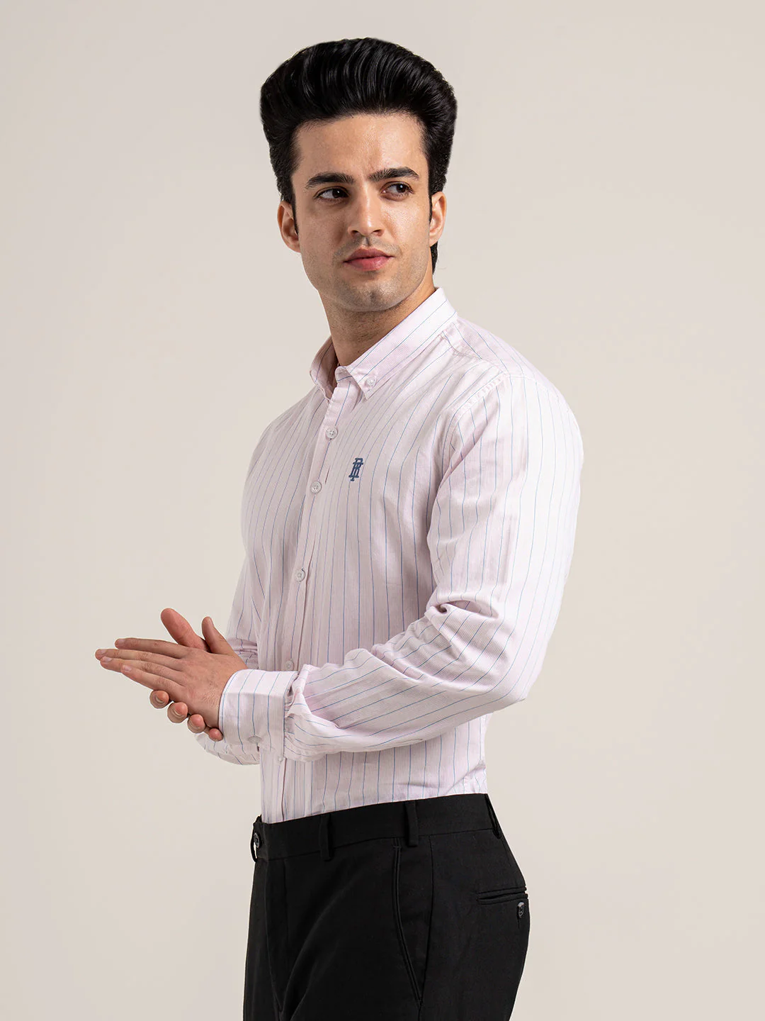 Men’s Striped Cotton Shirt for Effortless Everyday Style - Image 4