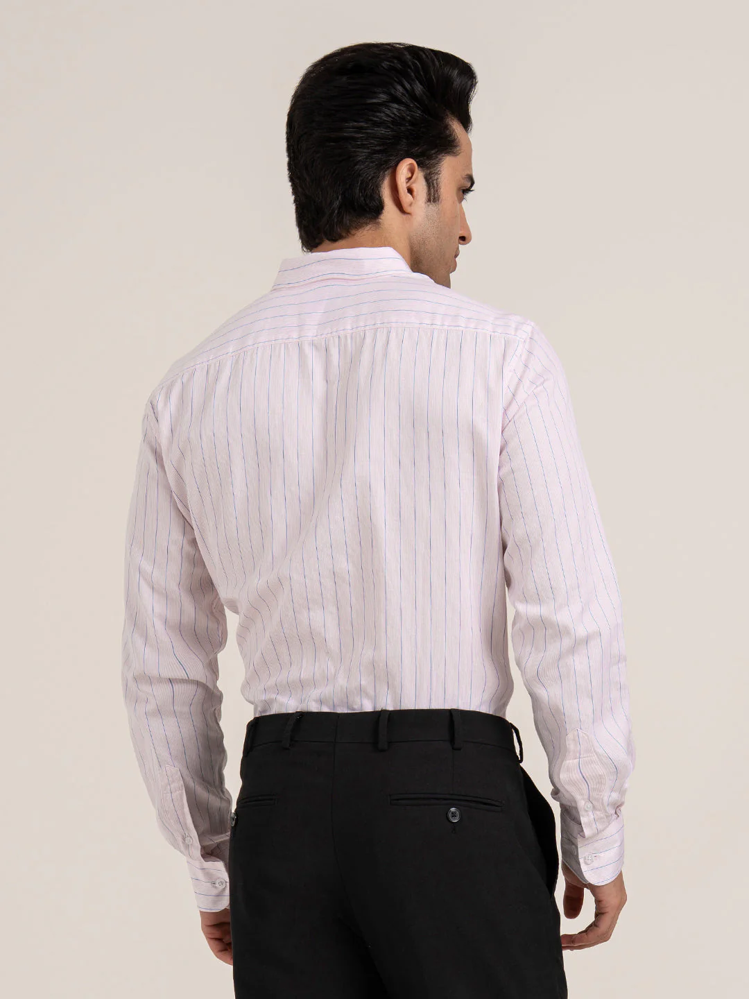 Men’s Striped Cotton Shirt for Effortless Everyday Style - Image 5