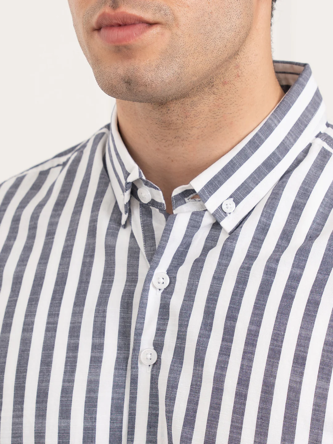 Men’s Striped Cotton Shirt for Casual Everyday Style - Image 6