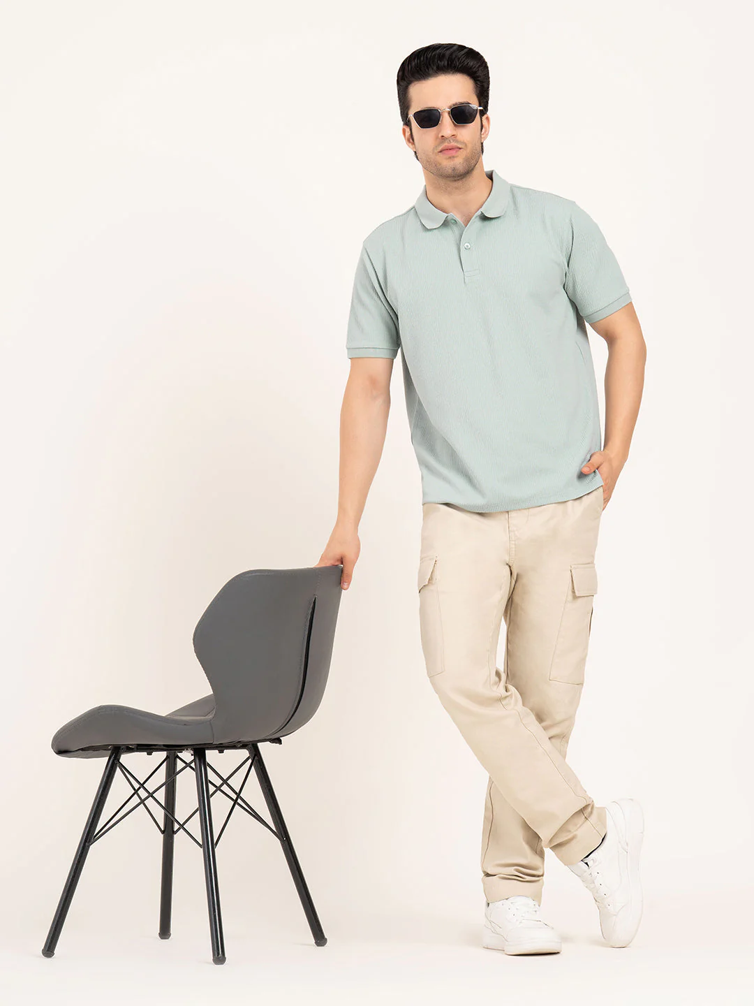 Men’s Structure Polo T-Shirt - Image 7