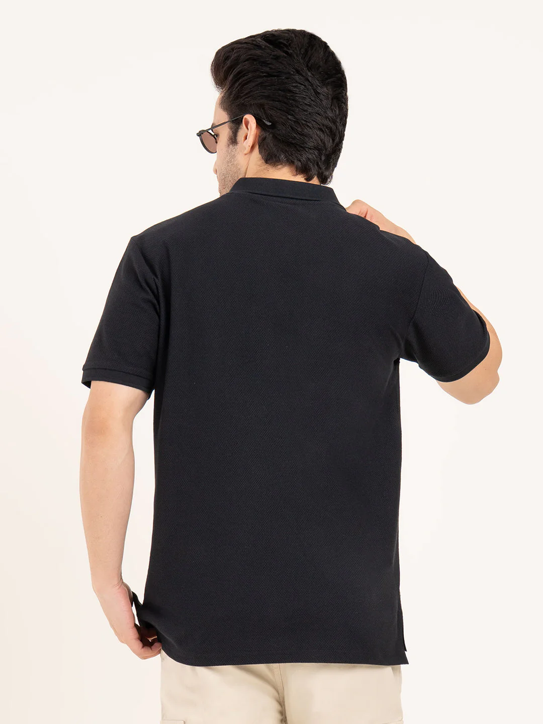Men’s Structured Cotton Polo T-Shirt - Image 5