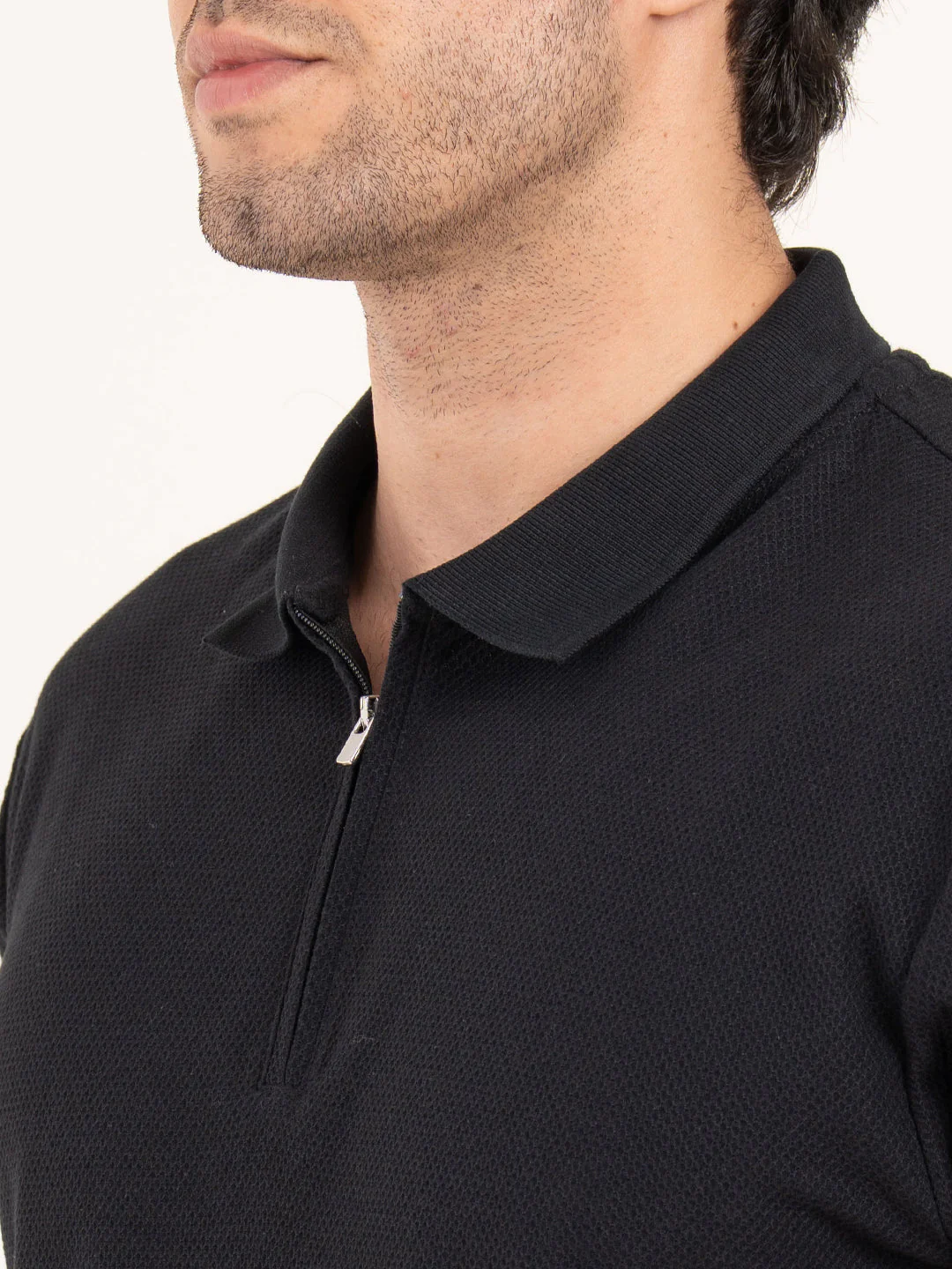 Men’s Structured Cotton Polo T-Shirt - Image 6