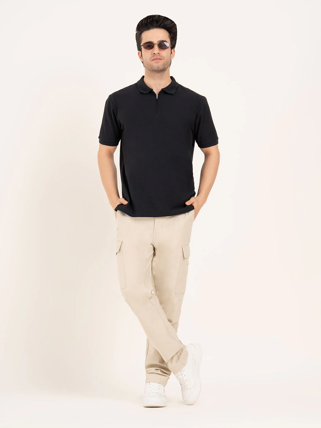 Men’s Structured Cotton Polo T-Shirt - Image 7