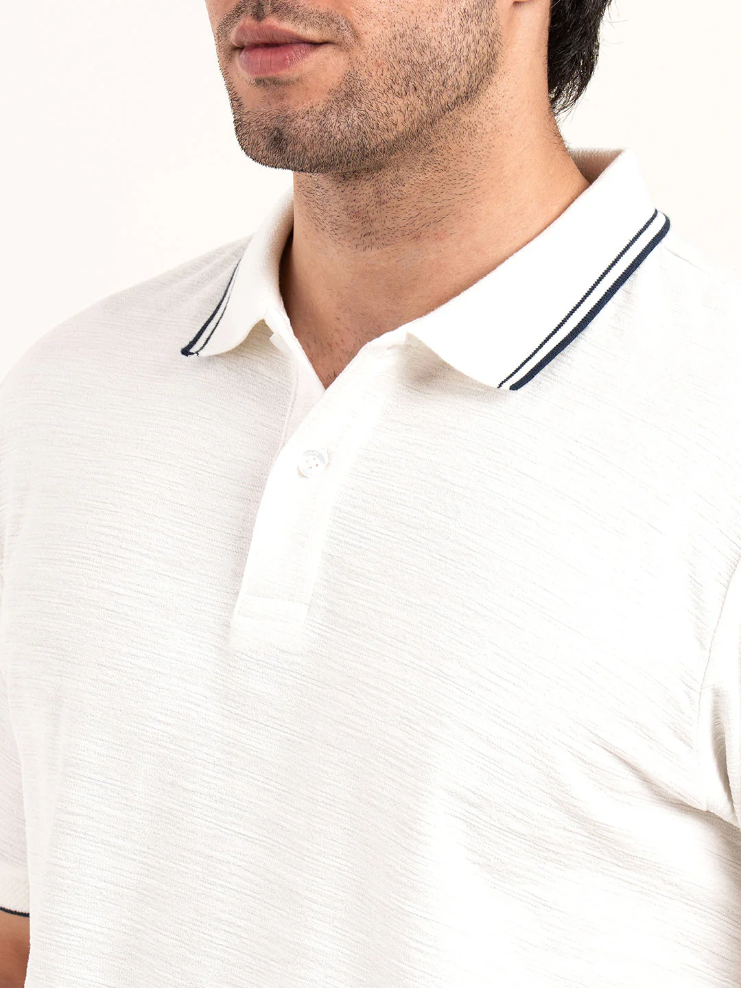 Men’s Structured Cotton Polo T-Shirt - Image 6