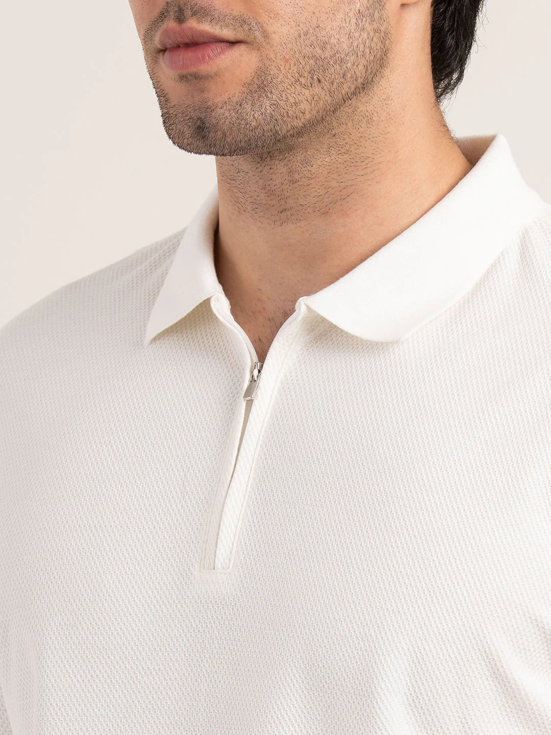 Men’s Structured Cotton Polo T-Shirt - Image 6