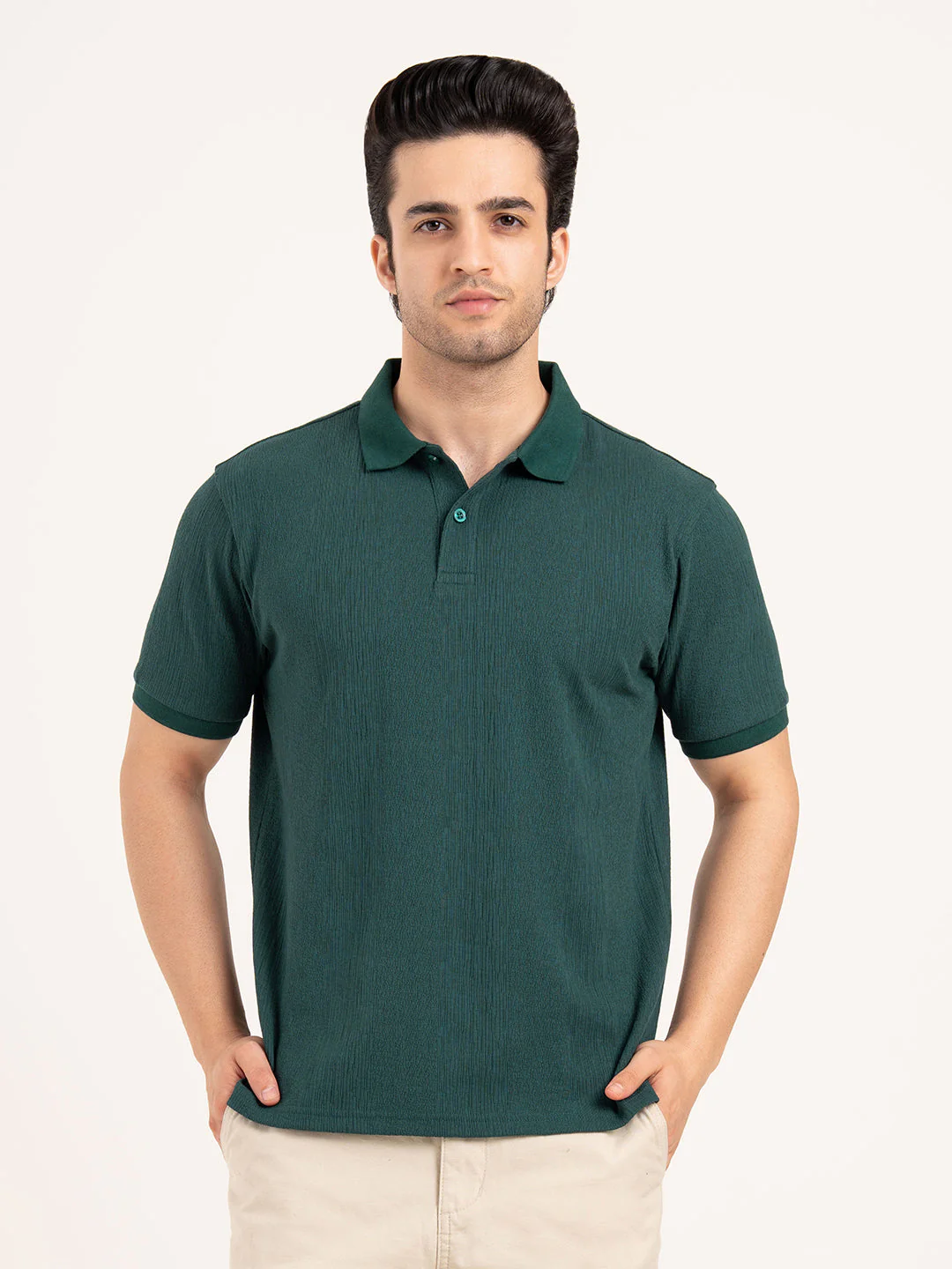 Men’s Structured Polo T-Shirt