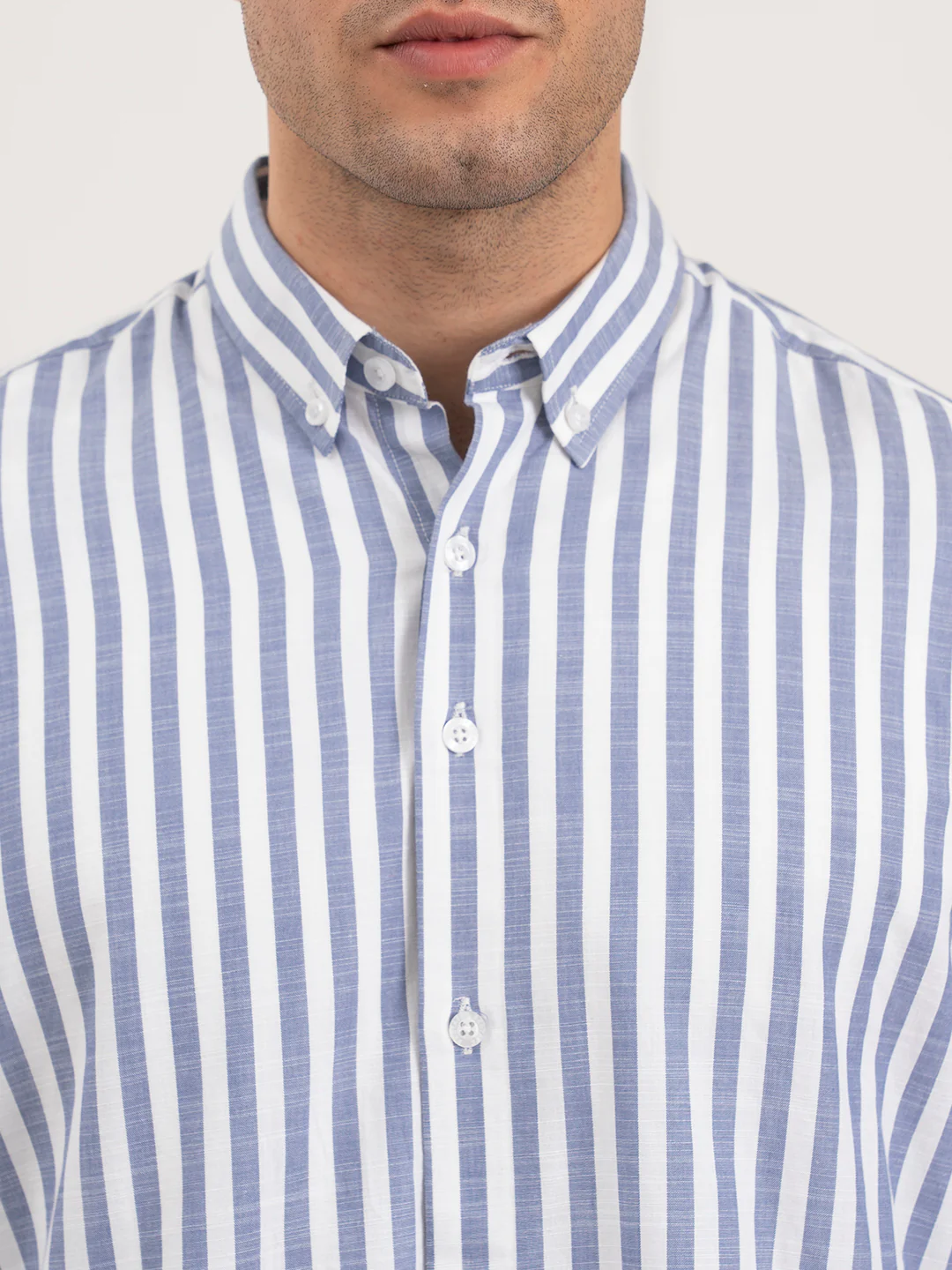 Men’s Striped Cotton Shirt for Casual Everyday Style - Image 6