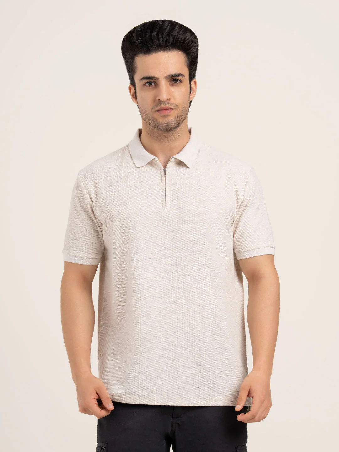 Men’s Structured Polo T-Shirt