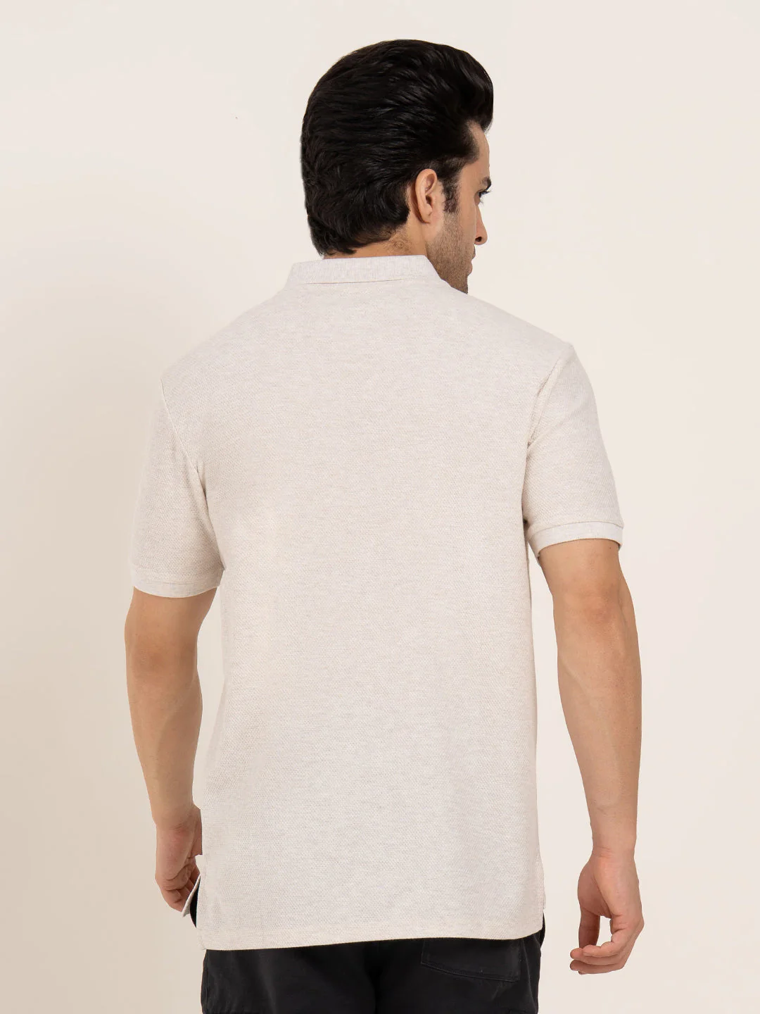 Men’s Structured Polo T-Shirt - Image 5