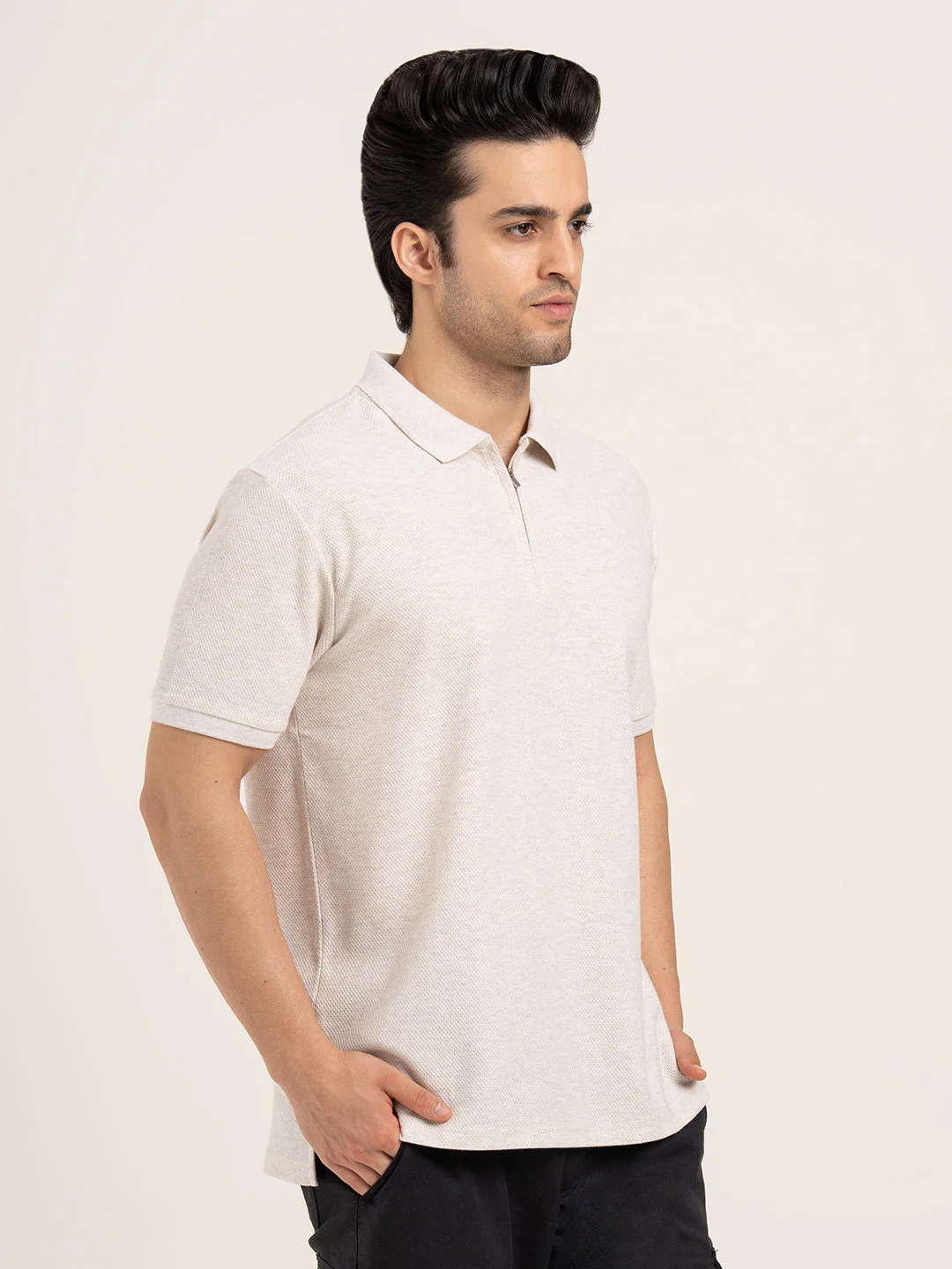 Men’s Structured Polo T-Shirt - Image 8