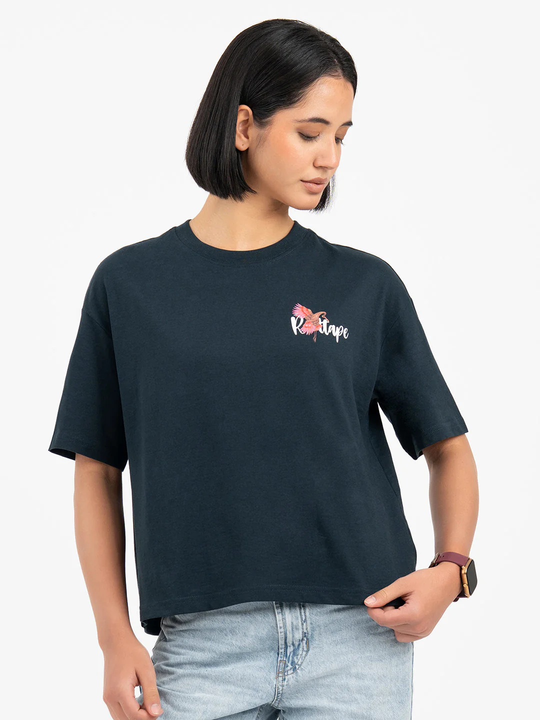 Midnight Blue T-Shirt for Women - Image 2