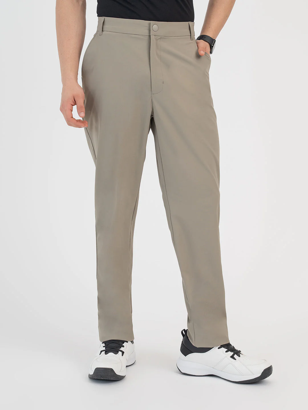 Red Tape Olive Pants for Men
