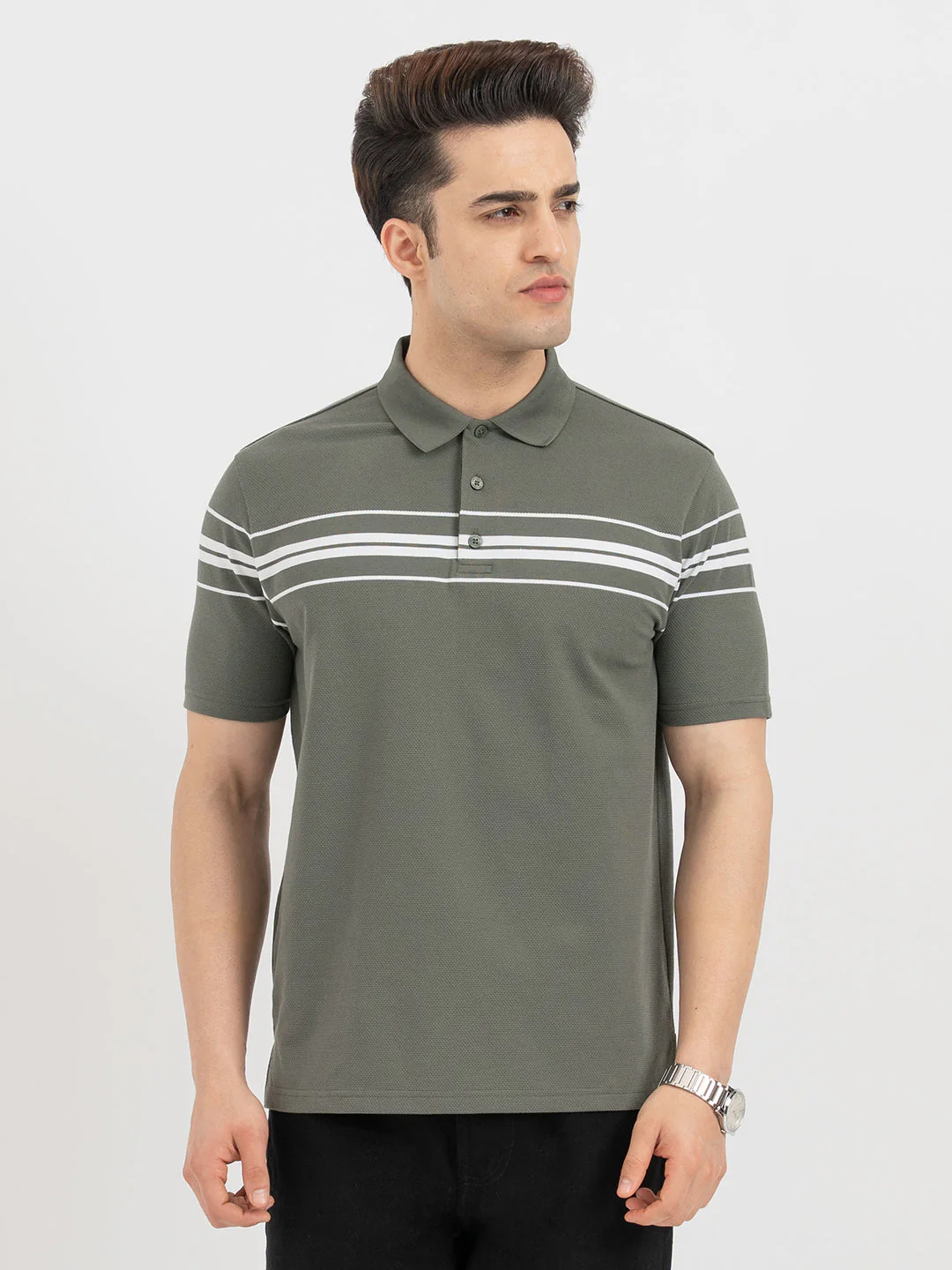 Olive Polo T-Shirt for Men