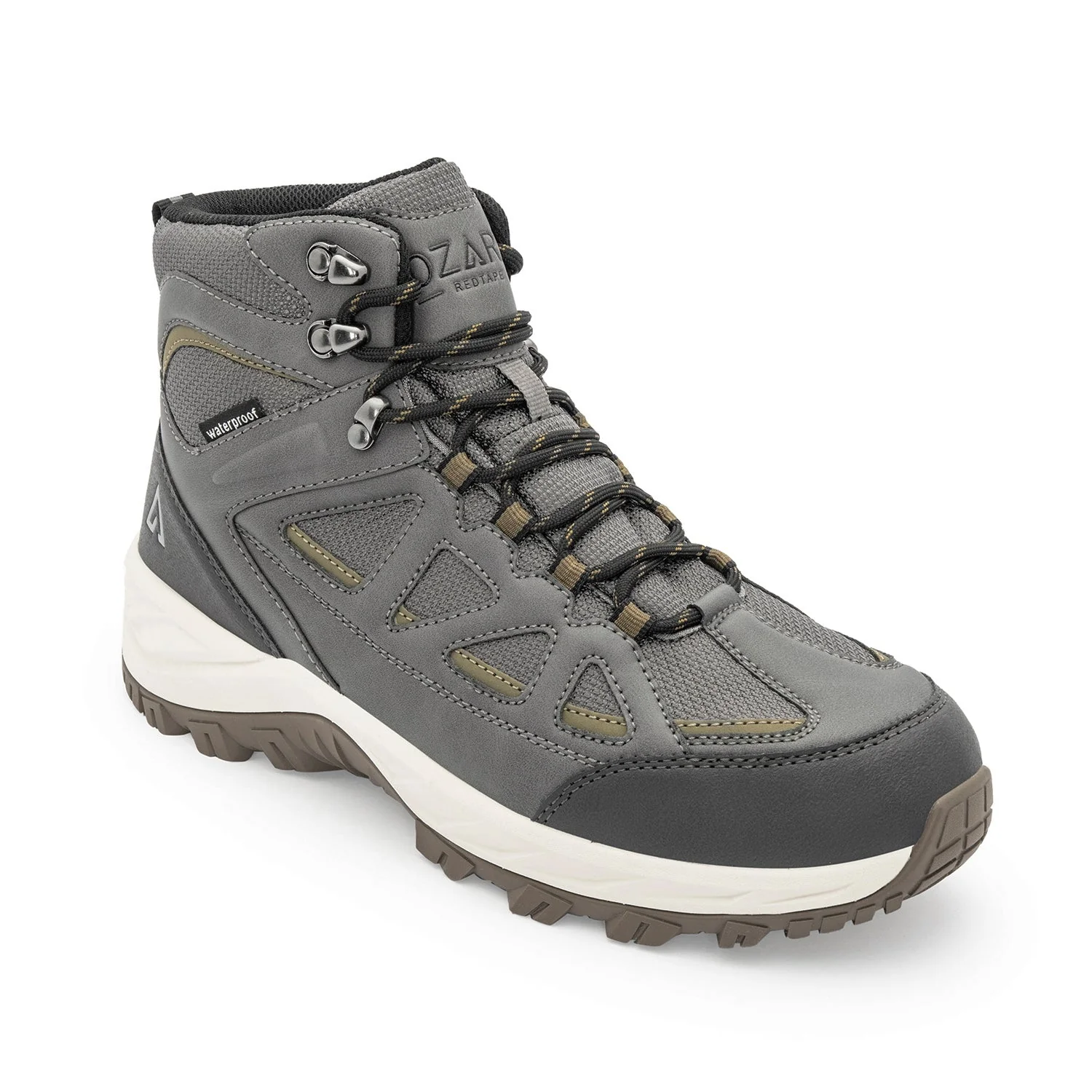 Dark Grey Trekking Shoes for Men | High-Top Outdoor - Image 7