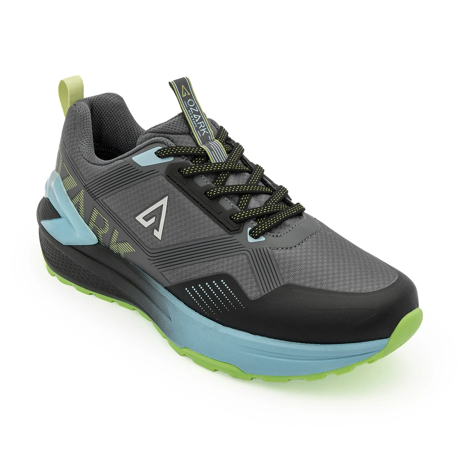Black and Blue Trail Running Shoes for Men | Low-Cut Outdoor - Image 7