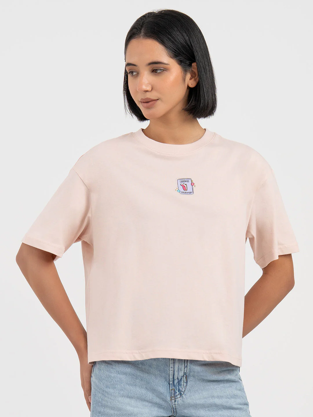 Pastel Pink T-Shirt for Women