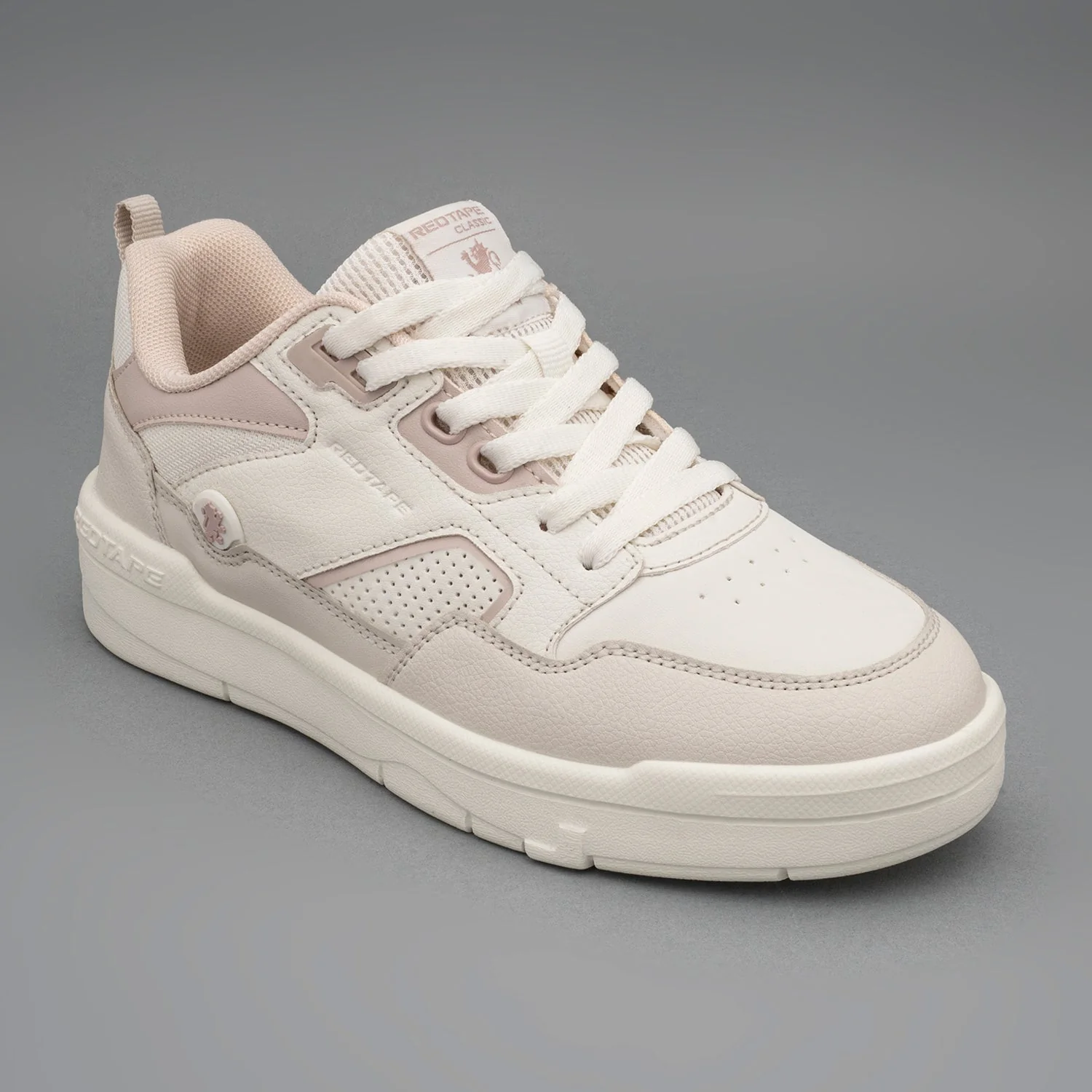 Pink & White Sneakers for Women