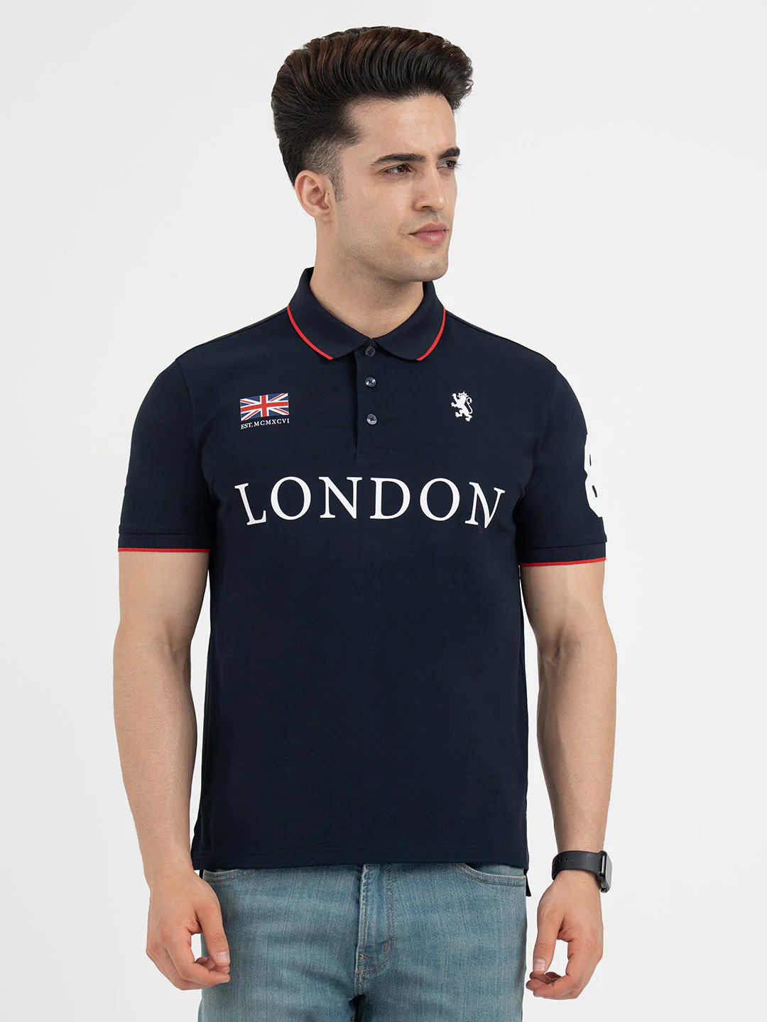 Polo T Shirts for Men in Dark Navy