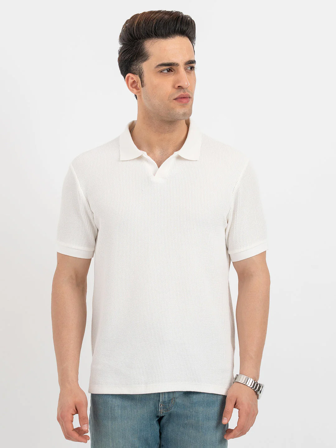 Polo T Shirts for Men in White