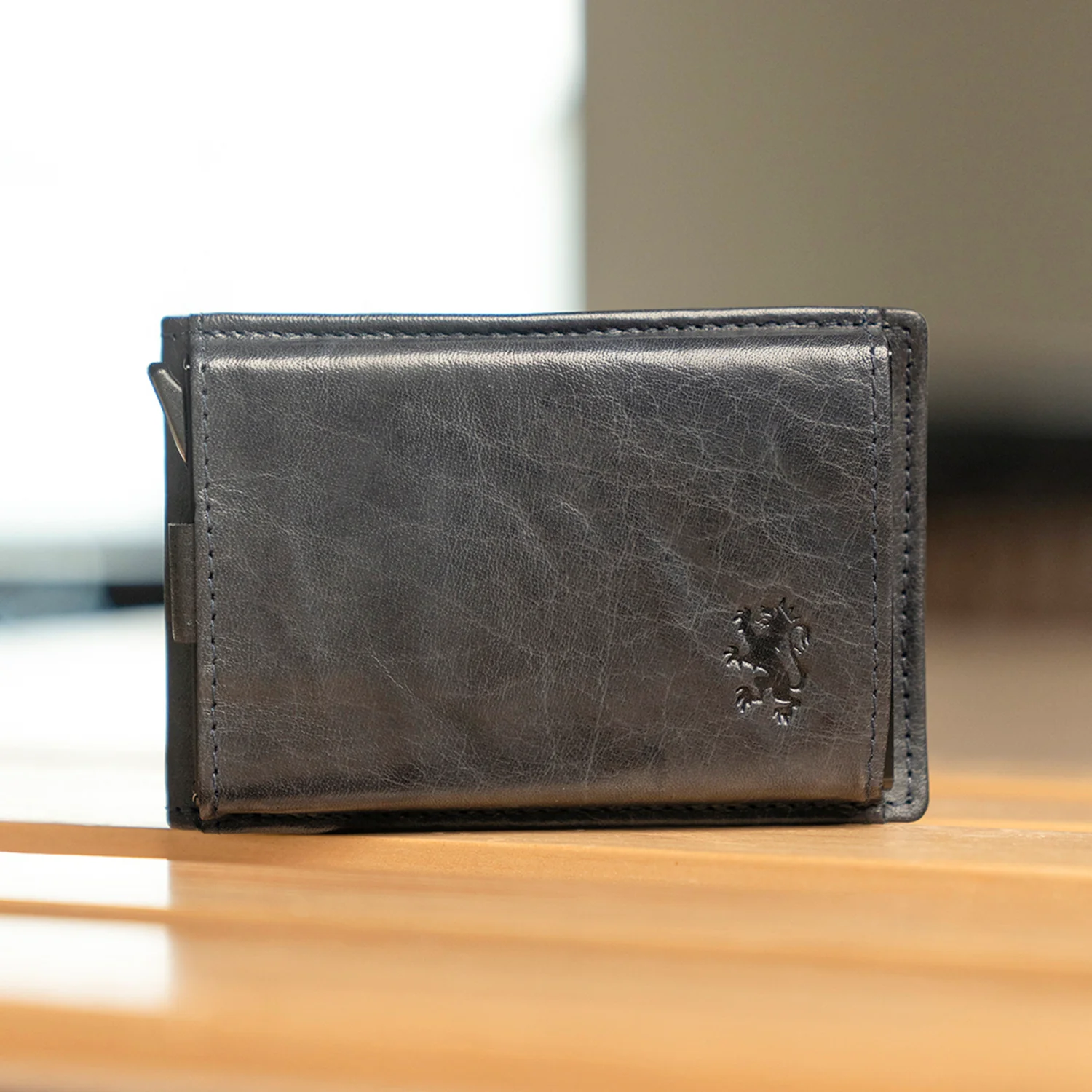 Pop Up Card Holder Slim Wallet for Men & Women| RFID Blocking Minimalist Card Wallet | Smart Pockets & One Pull Access