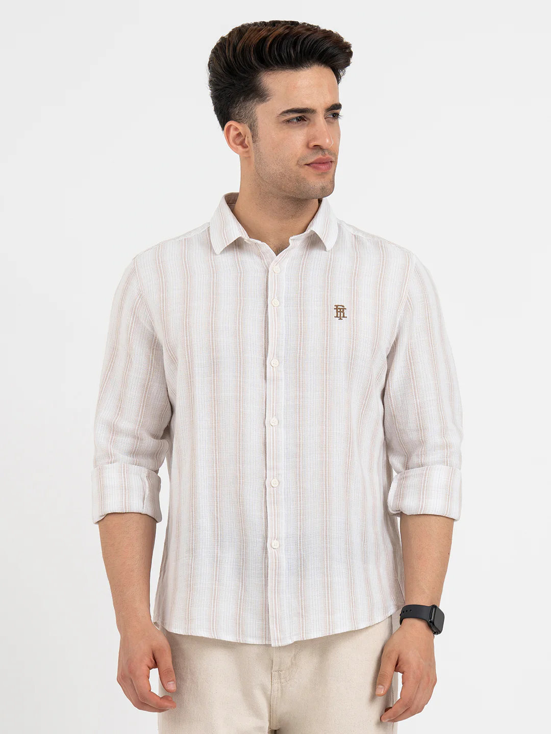 Shirts for Men in Light Brown - Image 7