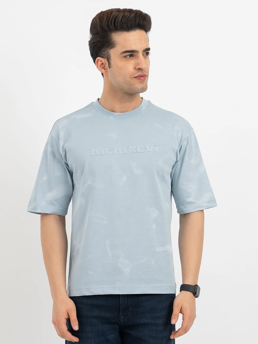 Sky Blue T Shirt for Men