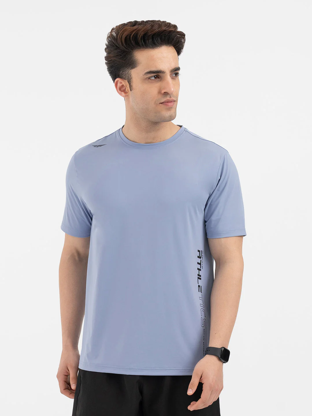 Red Tape Slate Blue T-Shirt for Men | Graphic Activewear