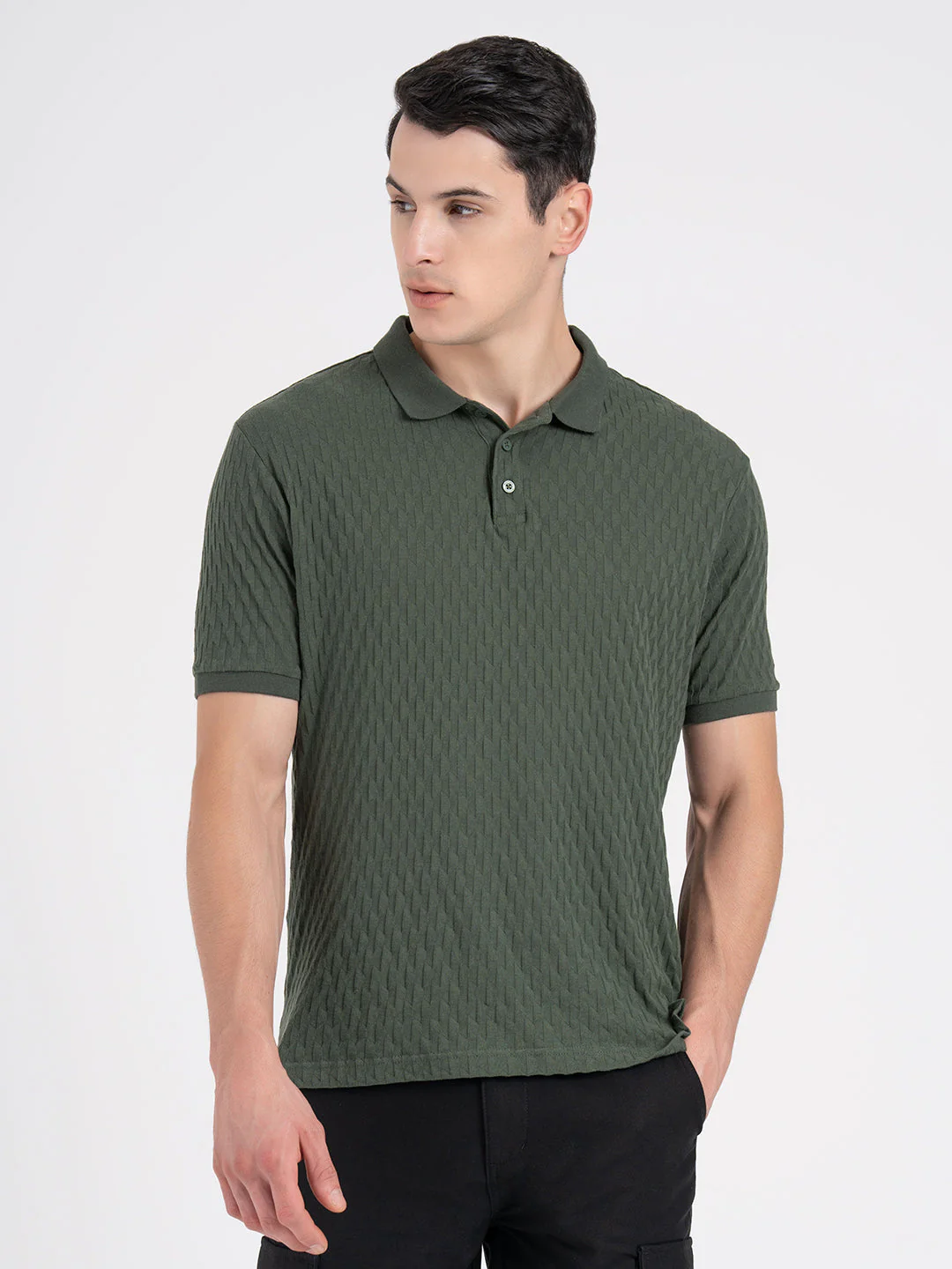 Structured Polo T-Shirt for Men
